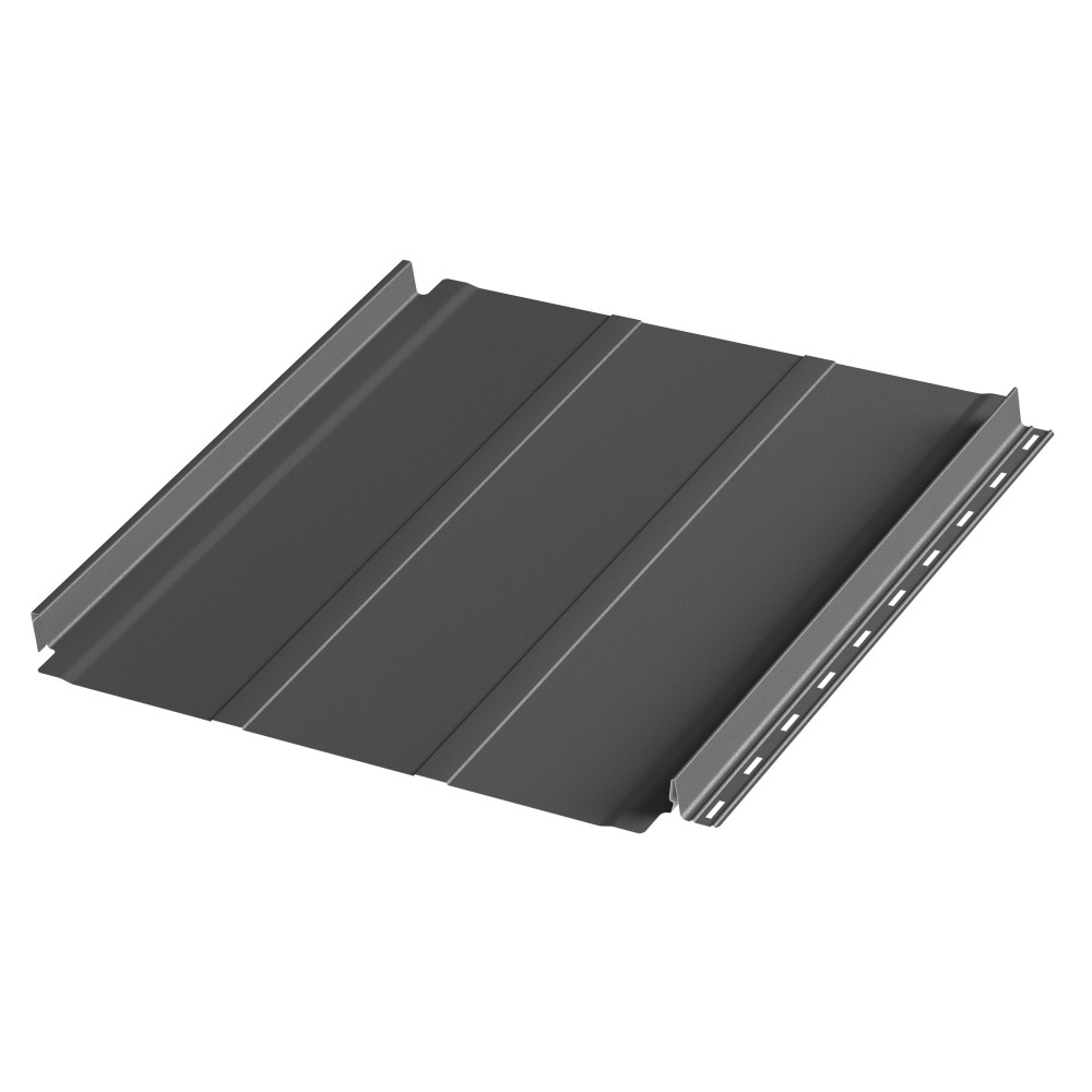 Фальцевая панель AQUACLICK Силуэт 2 (без подгиба) мат. (RAL7016) Rooftop