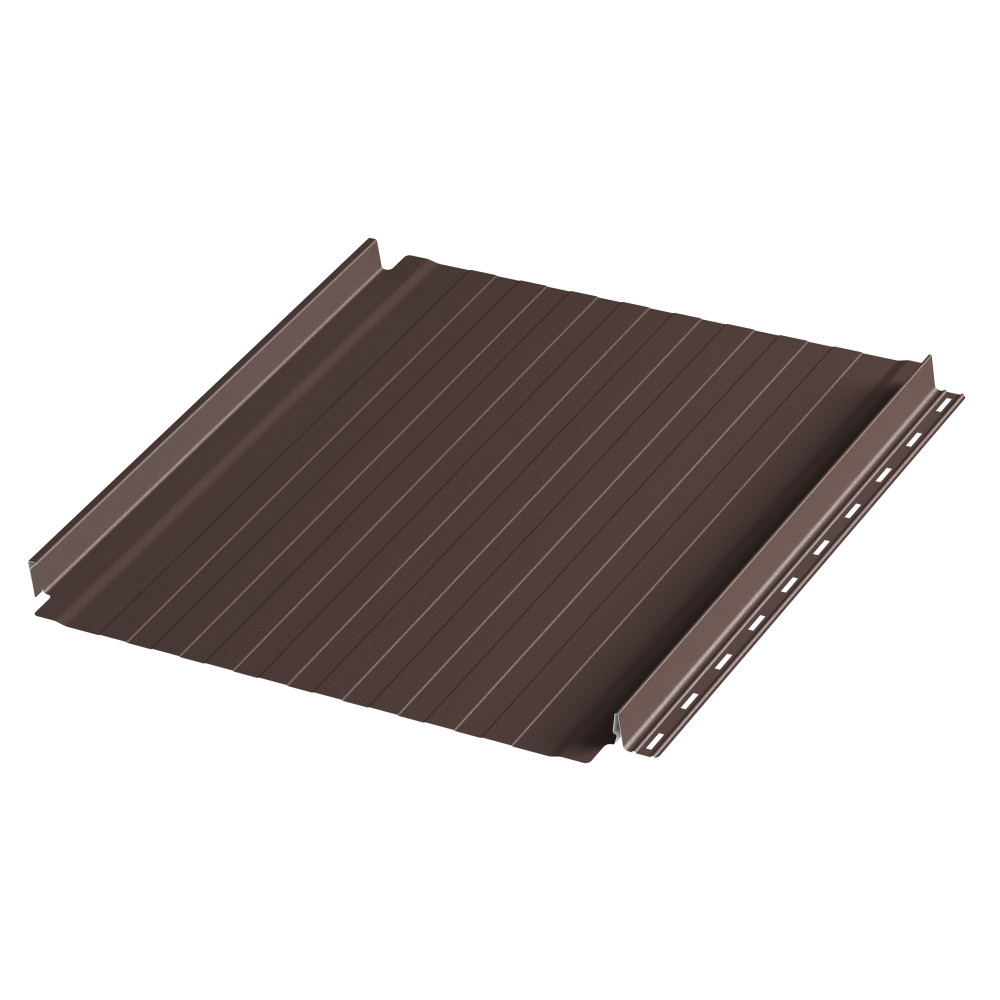 Фальцевая панель AQUACLICK Силуэт 8 (без подгиба) мат. (RAL8017) Rooftop