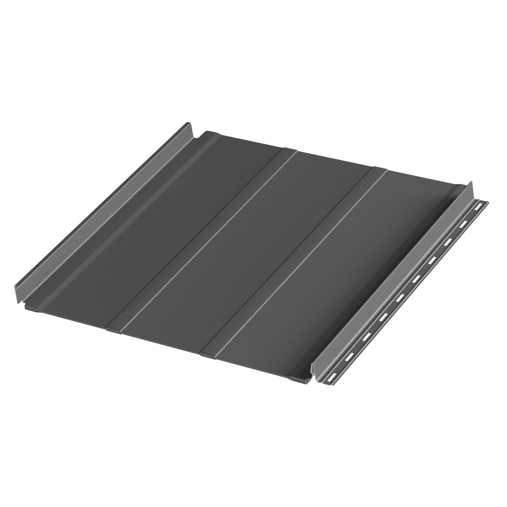 Фальцевая панель AQUACLICK Силуэт 2 (с подгибом) мат. (RAL7016) Rooftop