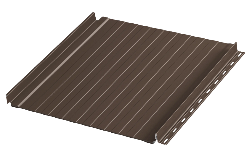 Фальцевая панель AQUACLICK Силуэт 8 (с подгибом) (RR32) Polyester